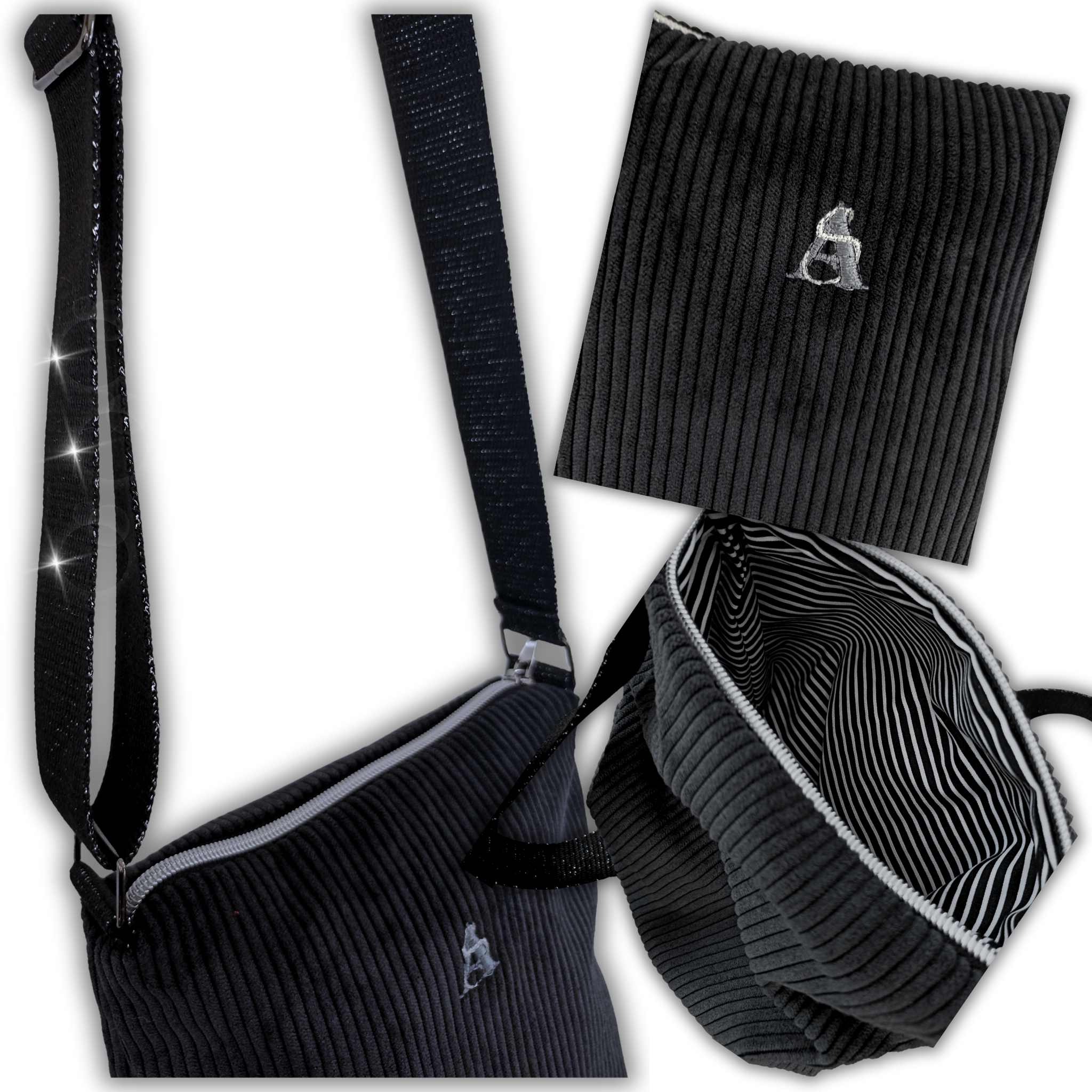 BLACK - CROSS-BODY